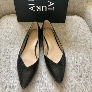 Naturalizer Havana Flats - Black Snake Print Leather - Gorgeous + Comfortable